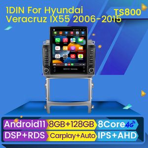 Lecteur Radio dvd de voiture Android 11 pour Hyundai Veracruz ix55 2006-2015 multimédia stéréo GPS Navigation Carplay BT 2din DVD