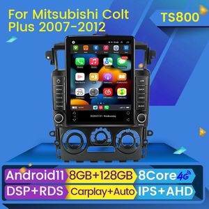 Lecteur Radio dvd de voiture Android 11 pour Mitsubishi Colt Plus 2007-2012 multimédia vidéo stéréo Navigation Carplay DVD 2din BT