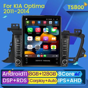 Android 11 voiture dvd Radio stéréo lecteur 2Din pour Kia Optima 2011- 2015 multimédia vidéo 4G GPS Navigation Carplay tête unité