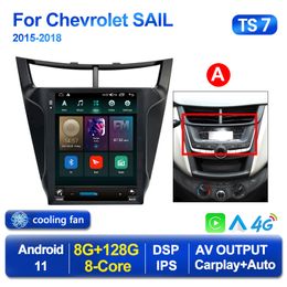 Android 11 Car DVD Radio Video Multimedia Player voor Sail Aveo 2015-2019 CarPlay Autoradio GPS Navigatie 2Din BT