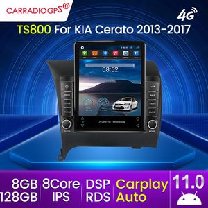 Android 11 CarPlay Auto voiture Dvd Radio stéréo multimédia lecteur vidéo Navigation GPS pour Kia K3 Cerato 3 Forte 2013-2017 2 Din Dvd