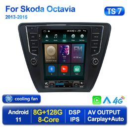 Android 11 Player Car DVD Radio voor Skoda Octavia 3 A7 2013-2018 Tesla Style CarPlay Multimedia GPS Navigation Head Unit Stereo 2Din