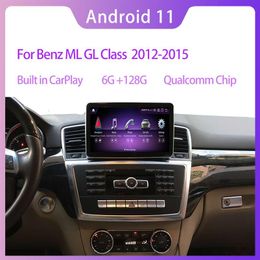 Android 11 ''Qualcomm 6G RAM 128G ROM écran 9 pouces pour Benz ML GL voiture X166 2012-2015 mise à niveau du système de commande Screen211r