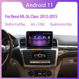 Android 11 ''Qualcomm 6G RAM 128G ROM 9 Inch Display voor Benz ML GL Auto X166 2012-2015 Commandosysteem Upgrade Screen313H