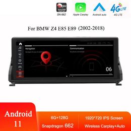 Android 11 SN 662 lecteur multimédia DVD de voiture pour BMW Z4 E85 E89 Auto Radio GPS Navigation IPS écran Carplay Headunit