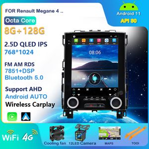 Android 11 Vertical Tesla-schermauto DVD GPS Radio Navigation Player voor Renault Megane 4 Samsung Koleos 