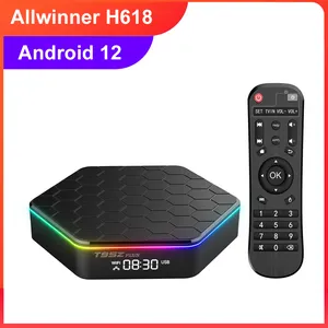 Boîtier Smart TV Android 12 Allwinner H618 T95Z Plus, lecteur multimédia 4K BT5.0, Wifi 2.4G 5G T95, décodeur