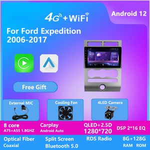 Android 12 Video Car Multimedia Player voor Ford Expedition 2006-2017 Radio GPS-navigatie