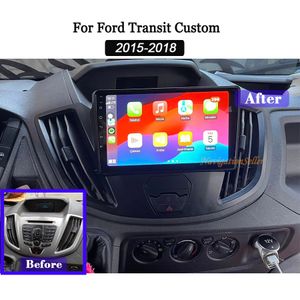 Android 13 Autoradio Estéreo de Coche para Ford Transit Custom 2015-2018 Reproductor Multimedia de Pantalla táctil con Carplay Android Auto BT Navegación GPS WiFi 4G FM RDS SWC DVD de Coche