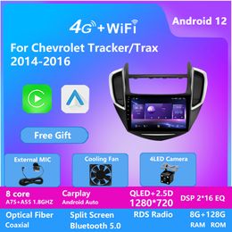 Android 13 Auto Radio Video Für Chev Tracker 2014-2016 Multimedia Video Player WIFI 4G Navigation GPS Carplay DSP Auto BT