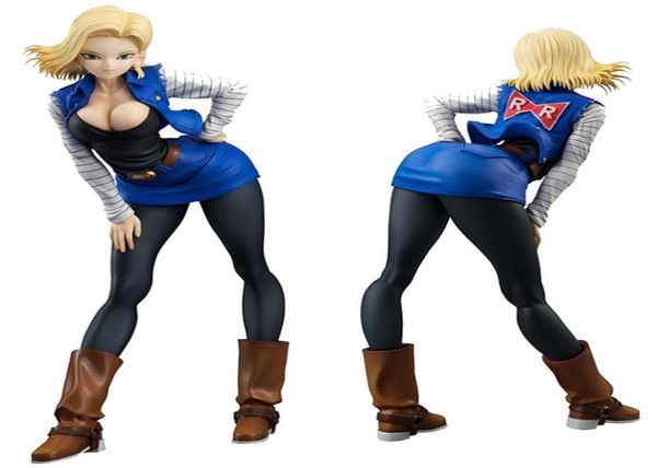 Android 18 Lazuli Sexy Anime Action Figure PVC Figurines Modèle Jouets Pour Cadeau De Noël 19 CM T2009111883422