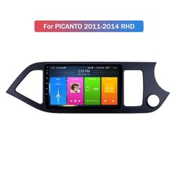 Android 2Din Auto DVD-speler Radio GPS-navigatie voor Kia Picanto 2011-2014 RHD