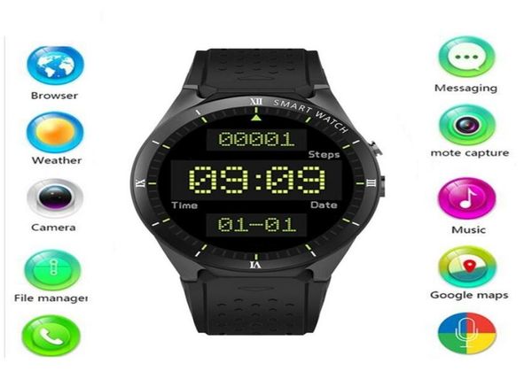 Android 70 Smart Watch Men Bracelet Bluetooth 40 WiFi 3G Camera GPS Smartwatch Connect iOS Android KW88 Pro Band Retail6694394