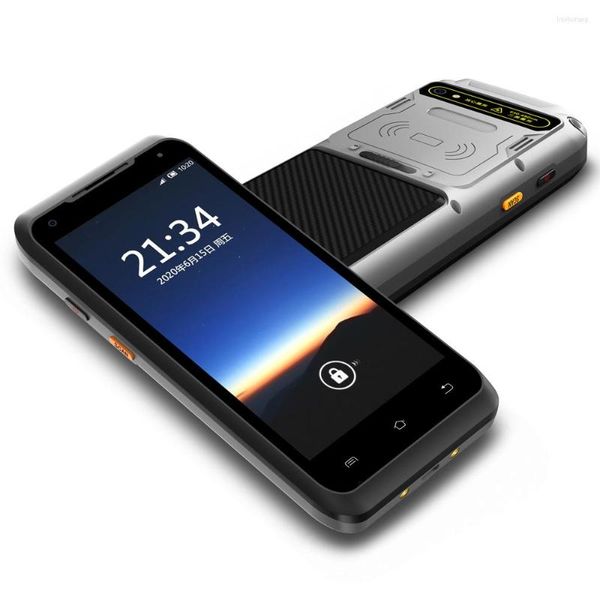 PDA portatif portatif rocailleux de la fréquence ultra-haute RFID de scanner de code barres d'Android 8,1 2D