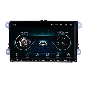 Android 9 Inch Touchscreen GPS Navigatie Auto Video Radio voor VW Volkswagen Passat Polo Golf Skoda met Bluetooth USB WiFi