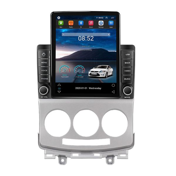 Autoradio vidéo de voiture de Navigation GPS Android pour 2005-2010 ancien lecteur multimédia à écran tactile Mazda 5 HD avec USB Carplay WIFI