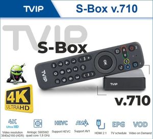 Nieuwe TVIP V710 Smart Set Top TV Box 4K HD Android 11.0 Amlogic S905W2 H.265 Beter dan Tvip 530 Box