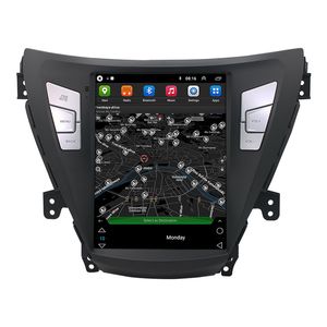 Reproductor de vídeo DVD para coche Android de 9,7 pulgadas para Hyundai Elantra 2011-2013 estilo Tesla pantalla Vertical navegación GPS Radio