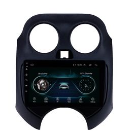 Android 9 "Auto DVD Radio Player voor Nissan Maart-2010 2Din GPS Multimedia met Bluetooth USB WIFI AUX-ondersteuning DVR SWC