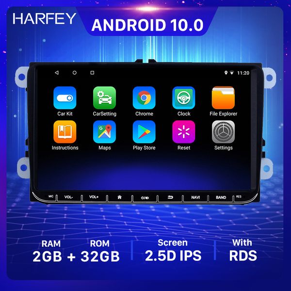 Lecteur radio dvd de voiture Android 9 