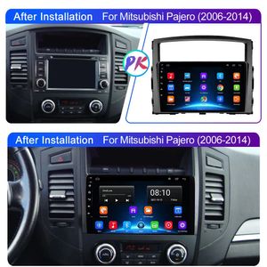 Android Bluetooth Car Video Player Gps Système de navigation pour Mitsubishi Pajero 2006-2016 avec Wifi Musique Fm Radio