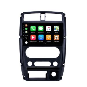 Radio de navigation GPS vidéo à écran tactile HD de 9 pouces pour voiture Android pour Suzuki Jimny 2007-2012 avec prise en charge Bluetooth WIFI USB AUX Carplay DVR SWC