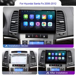 Android Car Video GPS Player Player Capacitive Full Touch Screen WiFi USB Bluetooth Radio Stéréo pour Hyundai IX45 2006-2012