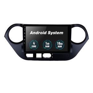 Lecteur dvd de voiture Android Navigation GPS pour HYUNDAI Grand i10 2013-2016 RHD avec prise en charge WiFi DVR 9 pouces