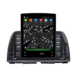 Lecteur radio dvd de voiture Android Navigation Gps pour Mazda CX-5 2012-2015 Écran vertical de style Telsa 9,7 '' avec Bluetooth WIFI 1080P vidéo