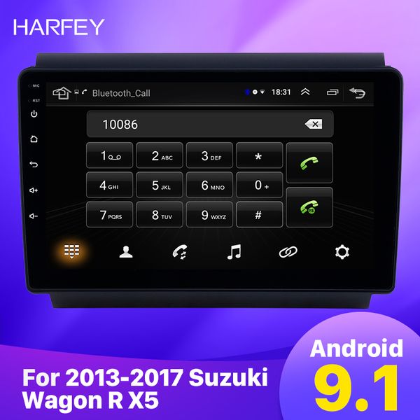 Lecteur Radio dvd de voiture Android pour 2013 -2017 Suzuki Wagon R X5 Bluetooth HD écran tactile GPS prise en charge Carplay caméra arrière