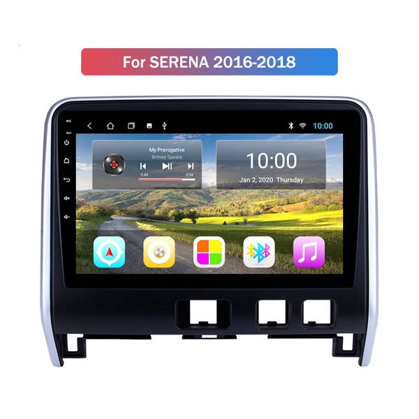 Radio con vídeo para coche Android para Nissan SERENA 2016-2018 1024*600 Quad Core 2G + 32G compatible con cámara de visión trasera