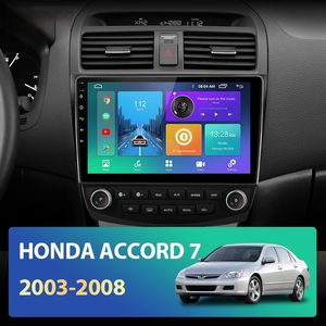 Lecteur de radio automatique de navigation GPS vidéo de voiture Android pour Honda Accord 7 2003-2008 avec FM Bluetooth Wifi