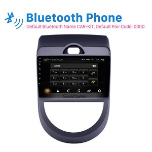 Android Car Video Multimedia 9 pouces HD Écran tactile Navigation GPS pour 2010-2013 Kia Soul avec prise en charge Bluetooth WIFI USB AUX Carpl259r