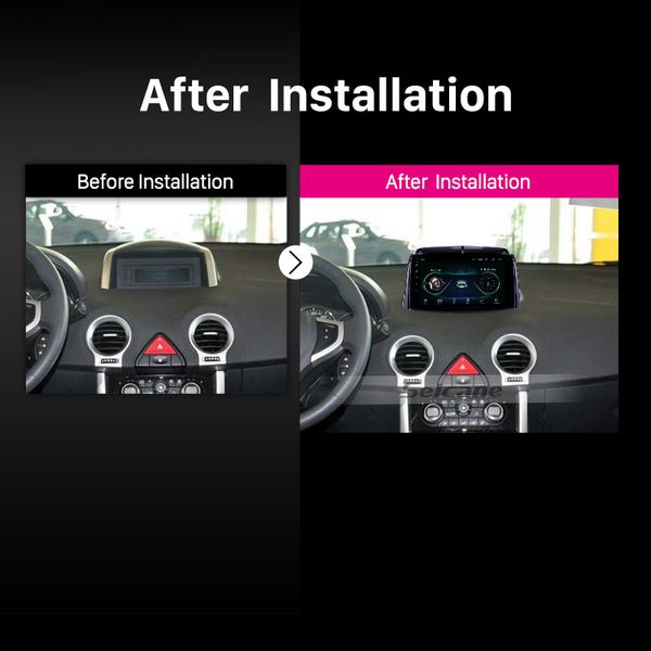 Unidad principal de video para automóvil con pantalla táctil Android HD de 9 pulgadas para Renault Koleos 2009-2016 Radio de navegación GPS Bluetooth con soporte AUX OBD308c