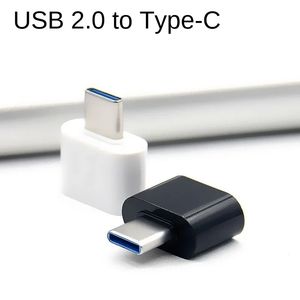 Android OTG -adapter USB2.0 Draai Micro Type C Mobiele telefoon opladen U Disk Card Reader Conversiekop