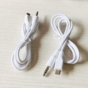 Android tot 3,5 mm audio -adapterkabel Micro USB tot 3,5 audiokabel V8 tot 3,5 mm mannelijke connectorkabel