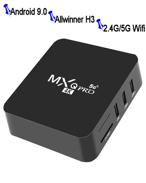 Android TV Box 1 Go 8 Go MXQ Pro Allwinner H3 N Beta Build Quad Core 100m LAN 24G 5G DUAL BAND WiFi 4K VP9 HDR107215014