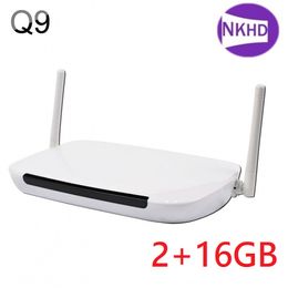 android tv box 2+16gb met 12 formaten en lecteur Android 9.0 Q9 quad core AMLOGIC S905W boitier tv