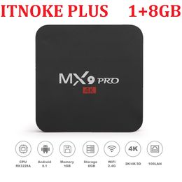 android tv box Abbonamento frans12 mesi codice Android mx9 1+8gb boitier tv