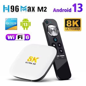 Android TV Box H96MAX M2 Android13.0 RK3528 4GB RAM 64GB ROM Ondersteuning Wifi6 BT5.0 8K Video set Top TV Box H96 MAX