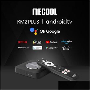 Android Tv Box Mecool Km2 Plus 4K Amlogic S905X4 2G Ddr4 Ethernet Wifi Mti-Streamer Hdr Tvbox Home Media Player Set Top Drop Deliver Dhu0A
