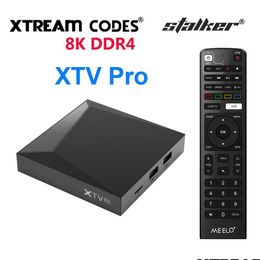 Android TV Box Meelo Plus XTV Pro Mytv Online 9.0 Amlogic S905X3 mejor que 5G 1000M LAN BT Dual Wifi Smart Drop entrega Electrónica OTGHF