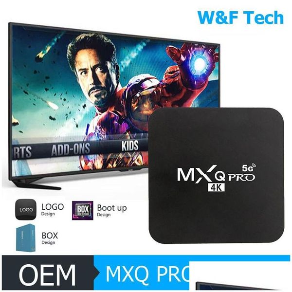 Android Tv Box Mx2 Mxq Pro Rk3229 1Gb 8Gb/2Gb 16Gb Quad Core 9.0 Avec 2.4G 5G Wifi 4K Media Player Drop Delivery Electronics Satellit Dhjtk