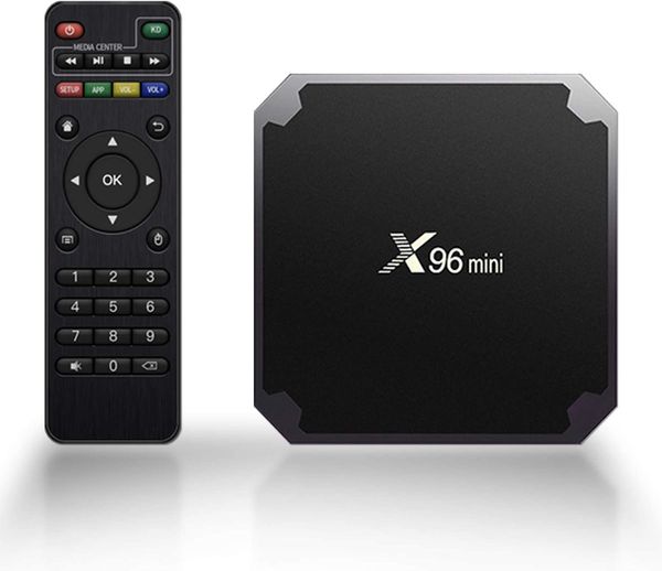 Android tv box X96mini boitier tv Box boitier iptv S905w 2gb 16gb Dispositivo de TV inteligente Quad Core 2,4G Wifi 4K Set Top Box