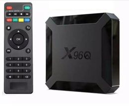 Android TV Box X96Q TV Box Android 10 4K Allwinner H313 Quad Core 2 Go 16 Go Set Top Box TVBox 100 Média Player 1GB8GB Android10