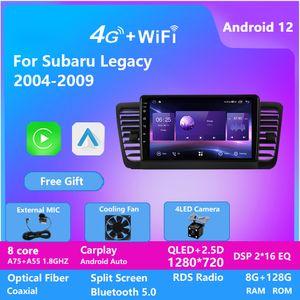Android Video Car Player Touch Screen USB BT WiFi Mirror Link Car Radio Car Player Android 2 Din voor Subaru Legacy 2004-2009