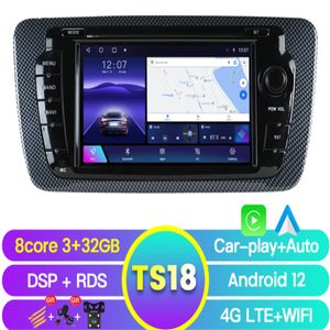 Android12 Autoradio multimédia lecteur vidéo écran Navigation GPS Carplay Autoradio stéréo pour Seat 6j 2009 2010 2011 2012
