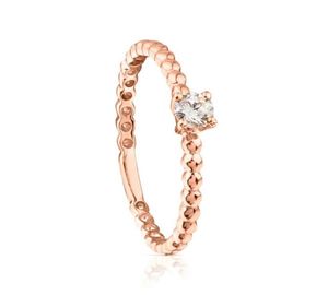 Andy Jewel Luxury Bear Ring Jewelry 925 Silver Silver Bear Rings Pink Gold Glitters avec Diamond Fits Style de créateur européen WO6250517