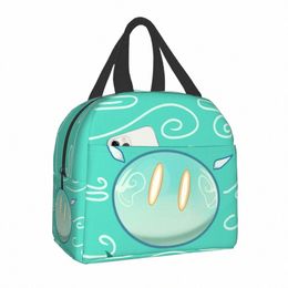 Anemo Slime Genshin Impact isolaté sac fourre-tout pour le jeu pour femmes anime jeu portable refroidisseur thermique bento box cam de voyage pique-nique x2kp #