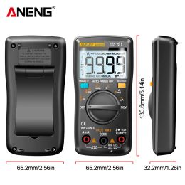 ANENN AN8009 REUR-RMS DIGITAL MULTIMETER TESTOR TESTER TESTER TESTER AUTOMOTIVE CAPACITANCE ÉLECTRIQUE DIODE TEMP